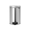KIM452 Корзина 12л BRABANTIA с педалью металл матовая