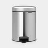 KIM451 Корзина 5л BRABANTIA с педалью металл матовая