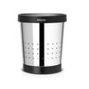 KMS30 Корзина 5л BRABANTIA для бумаг с ободком металл полированная