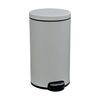 KIB416  Корзина с педалью 30л БЕЛАЯ