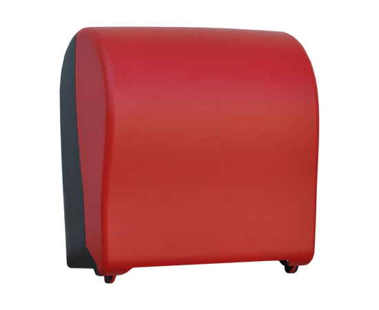 CUR302 Держатель бумажных полотенец в рулонах автомат Maxi Solid Cut UNIQUE RED LINE MATT