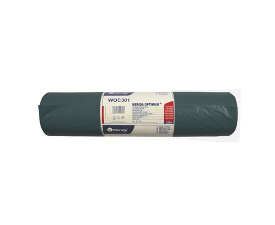 WOC301 Мешки мусорные 120л черные 50шт. HD/LD 70*110  1/6