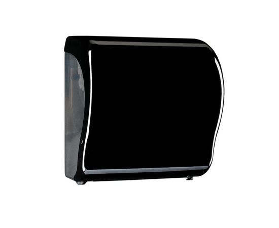 CUC351 Держатель бумажных полотенец в рулонах автомат Maxi Lux Cut UNIQUE PIANO BLACK LINE SPARK